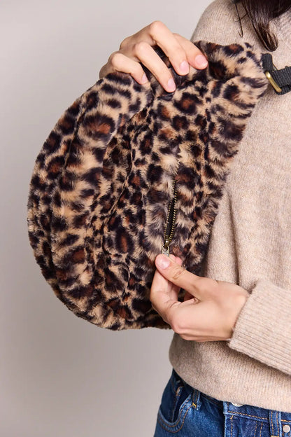 Andrea Leopard Fanny Pack