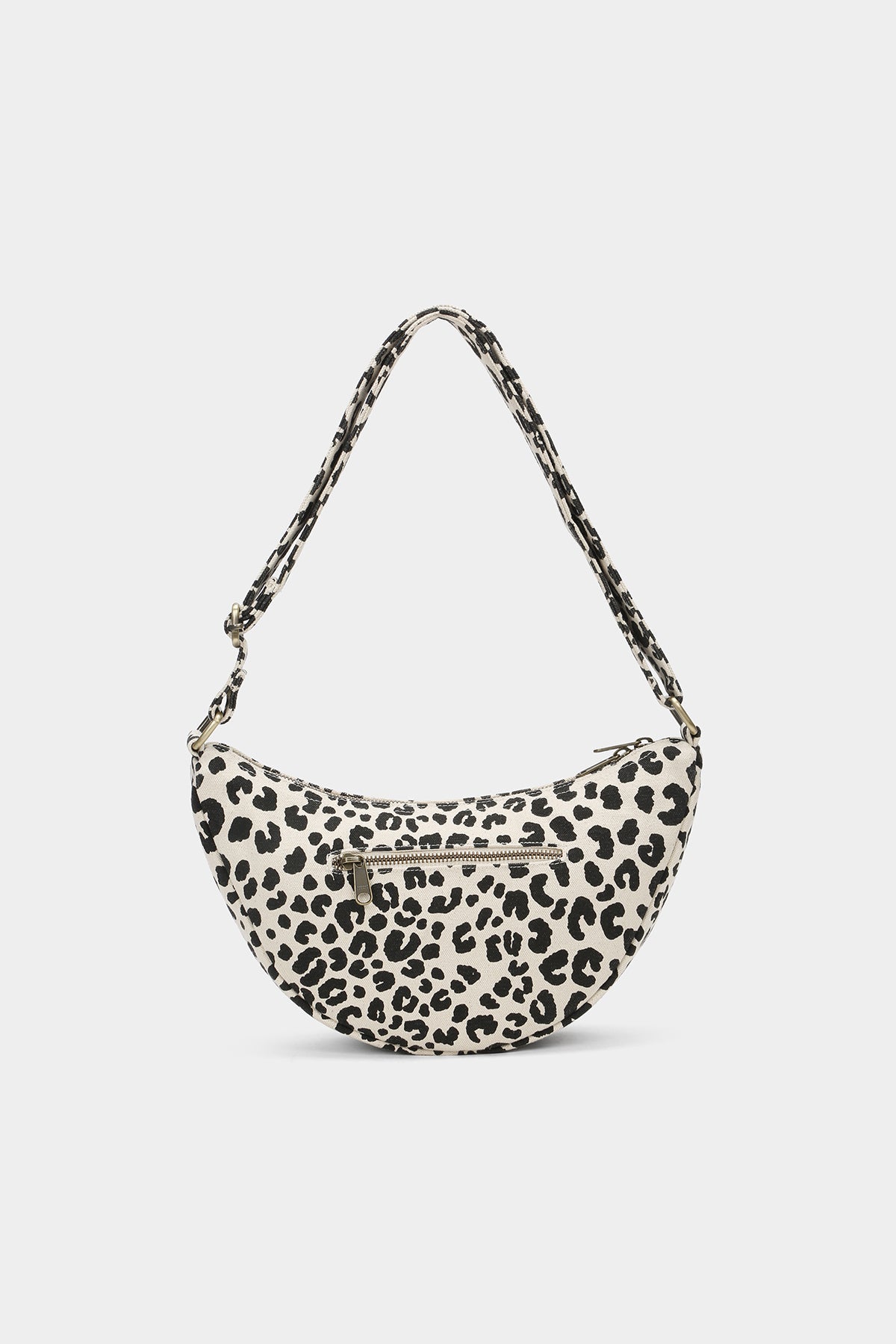 Andrea Off-white leopard fanny pack