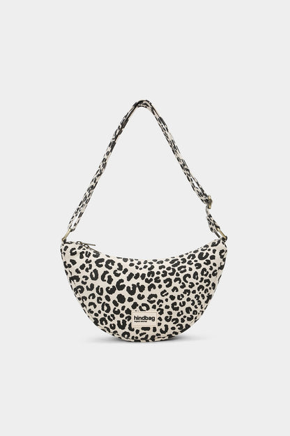 Andrea Off-white leopard fanny pack