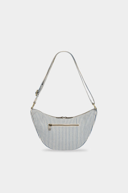 Andrea Blue Stripes Bum Bag