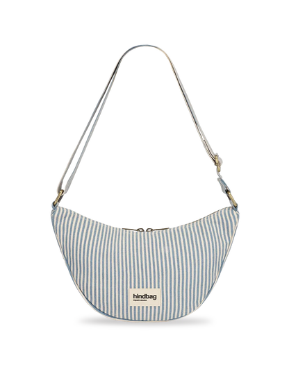 Andrea Blue Stripes Bum Bag