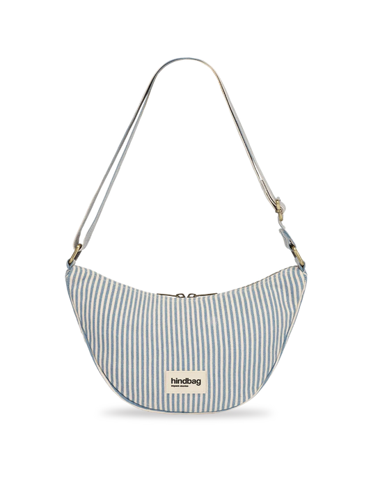 Andrea Blue Stripes Bum Bag