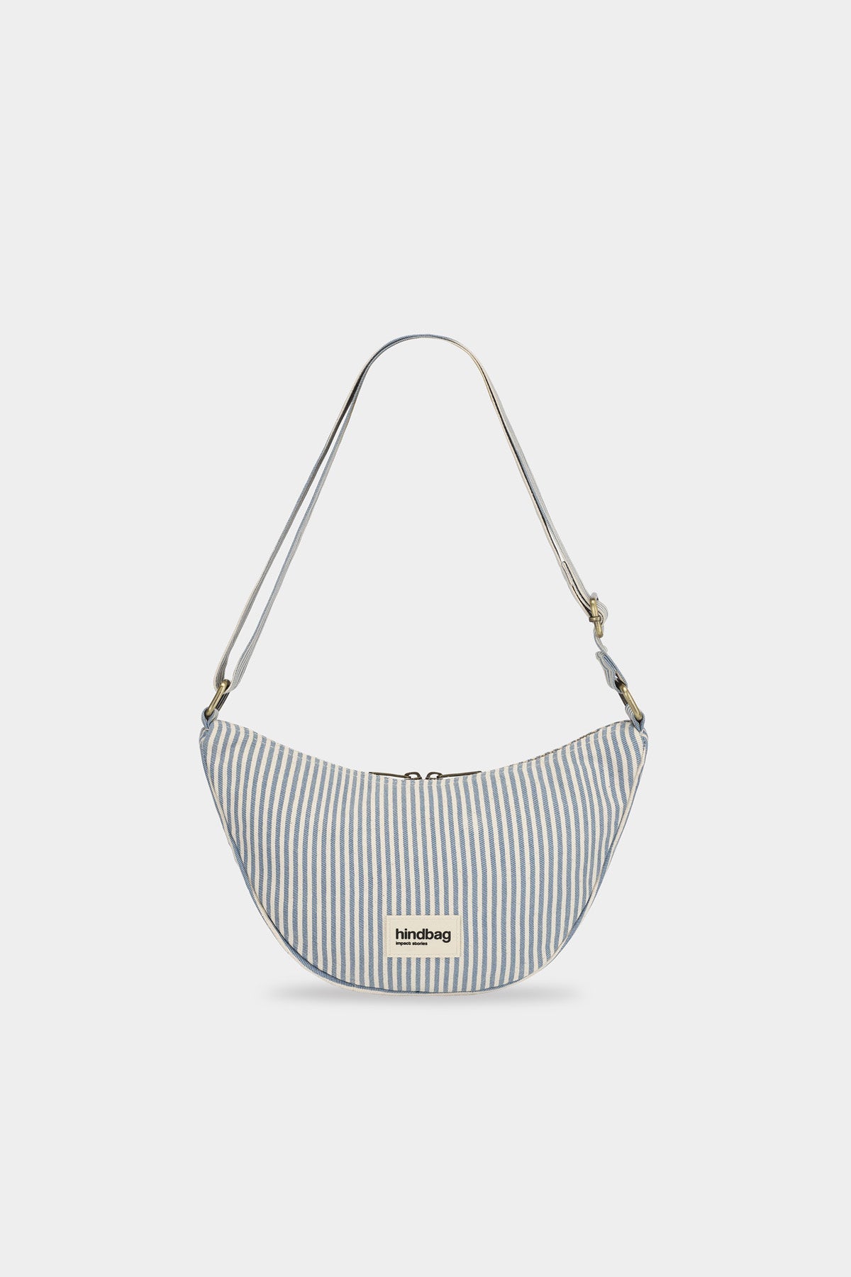 Andrea Blue Stripes Bum Bag