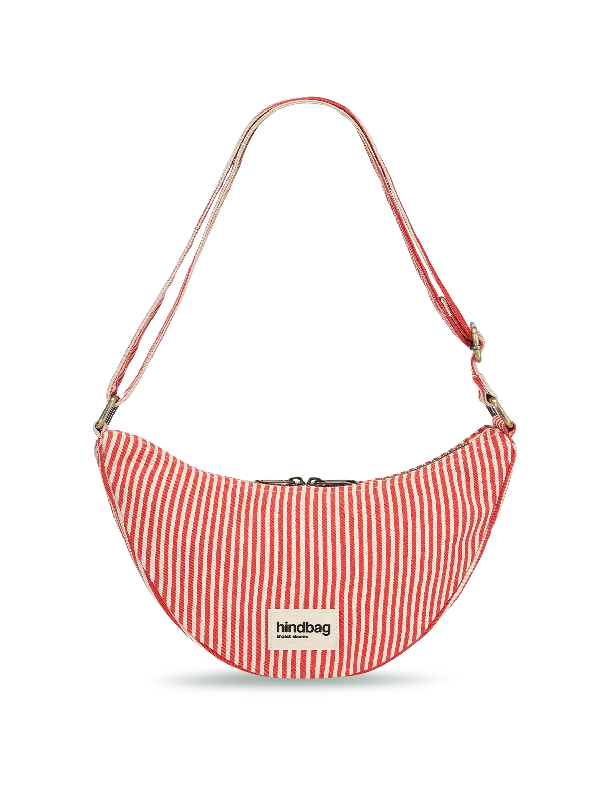 Andrea Red Stripes Bum Bag