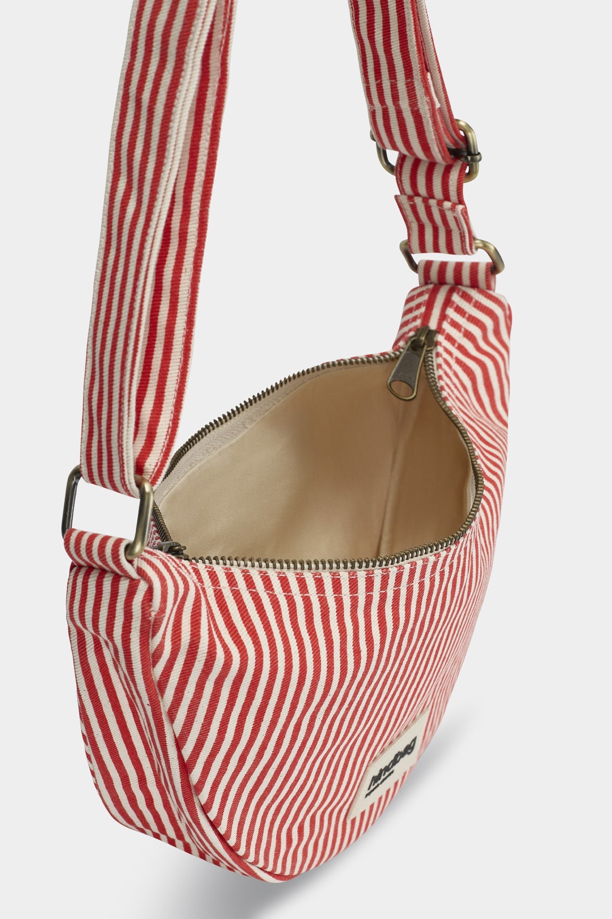 Andrea Red Stripes Bum Bag