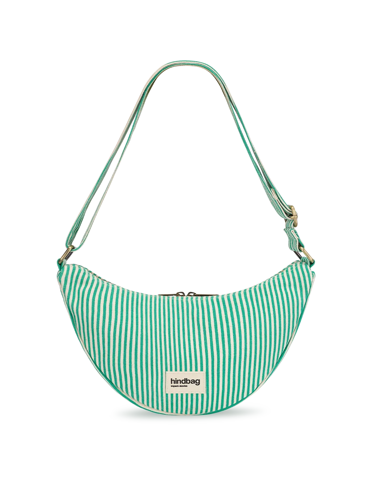 Andrea Green Stripes Bum Bag