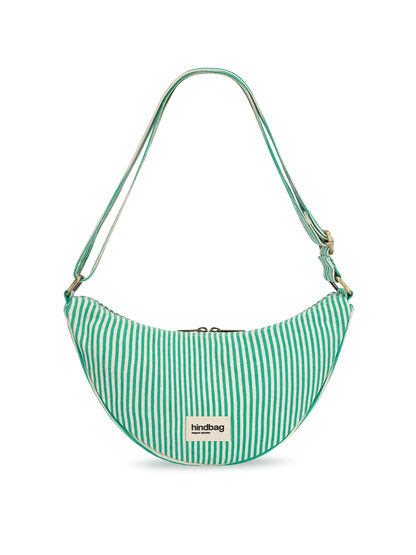 Andrea Green Stripes Bum Bag