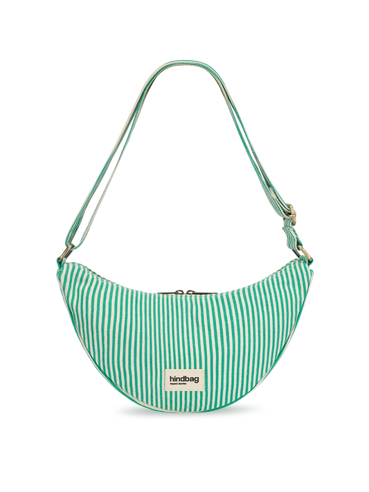 Andrea Green Stripes Bum Bag