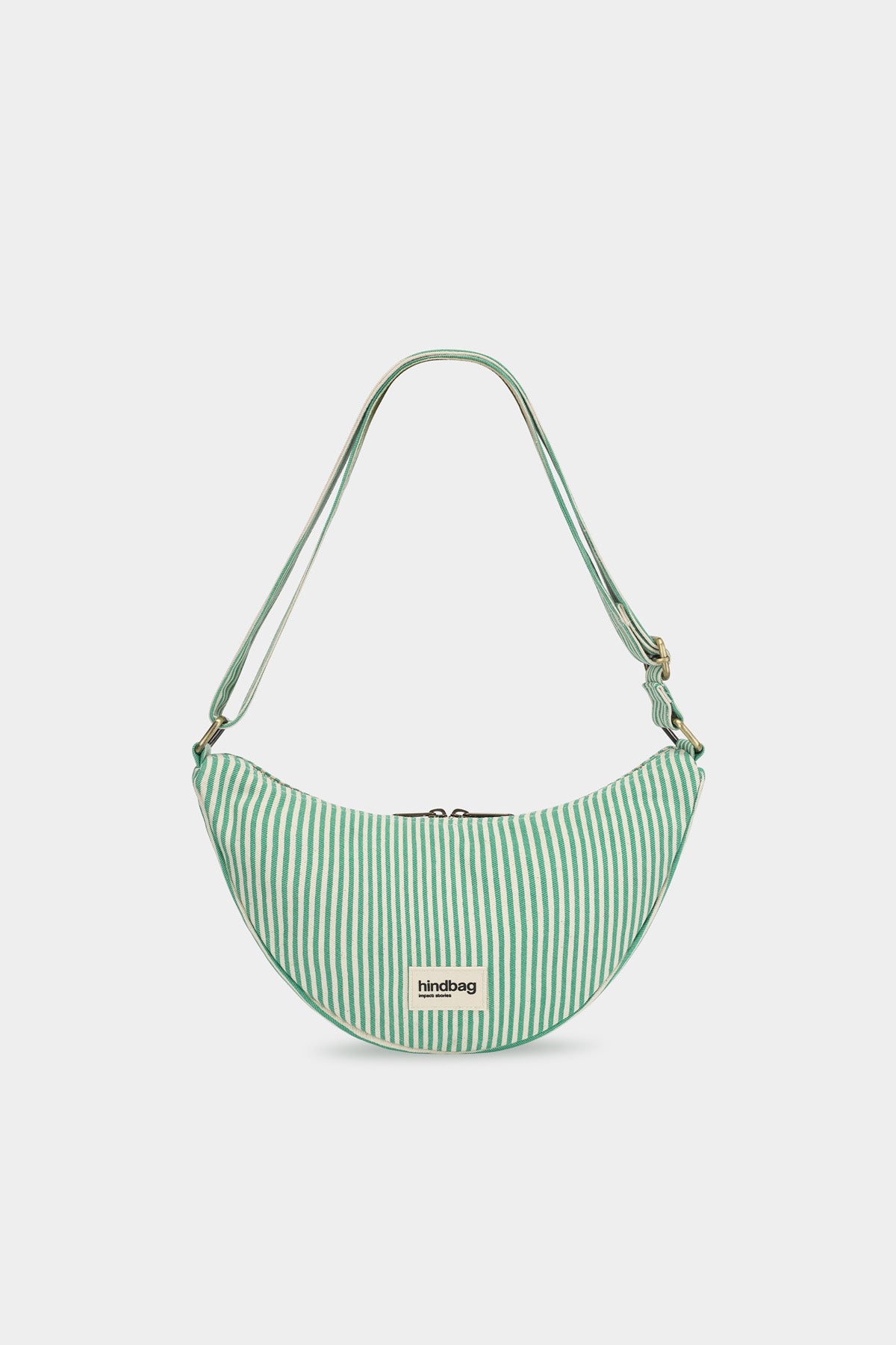 Andrea Green Stripes Bum Bag