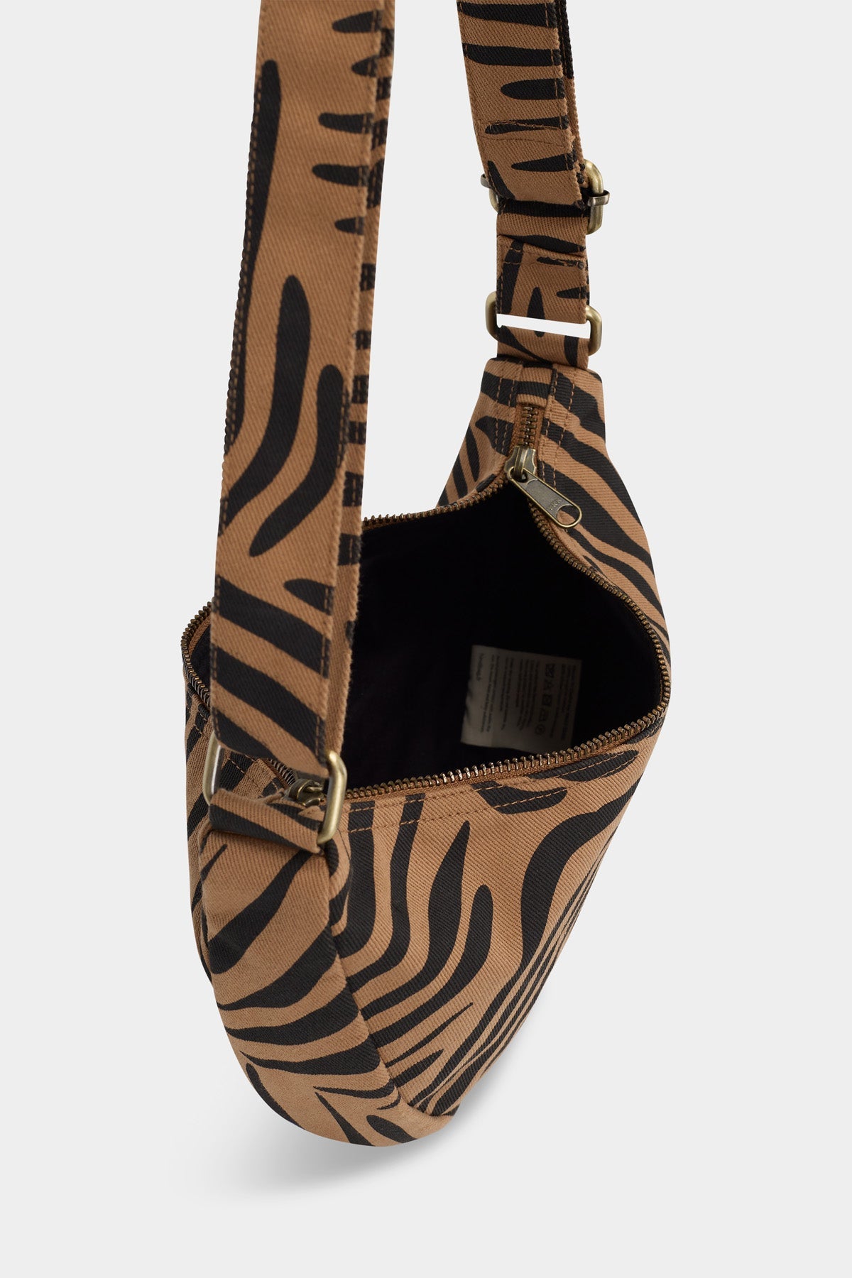 Andrea Belt Bag in Cinnamon Zebra