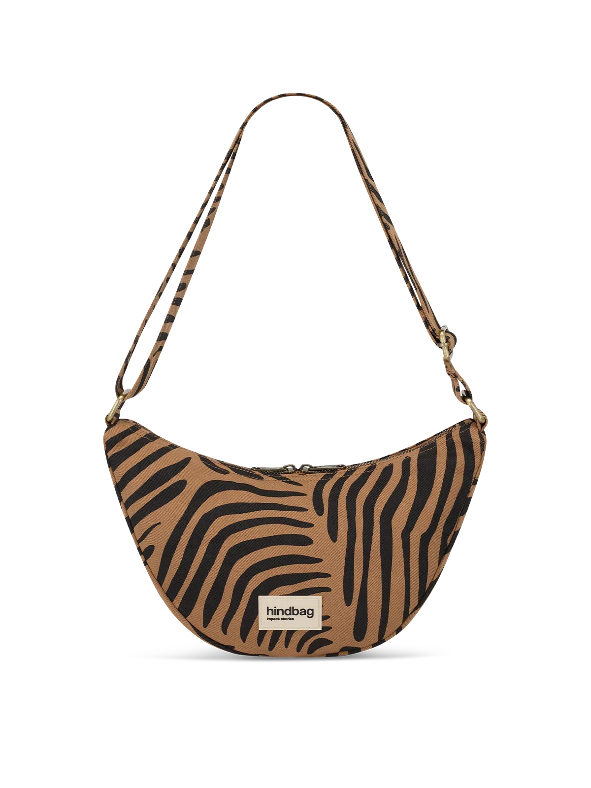 Andrea Belt Bag in Cinnamon Zebra