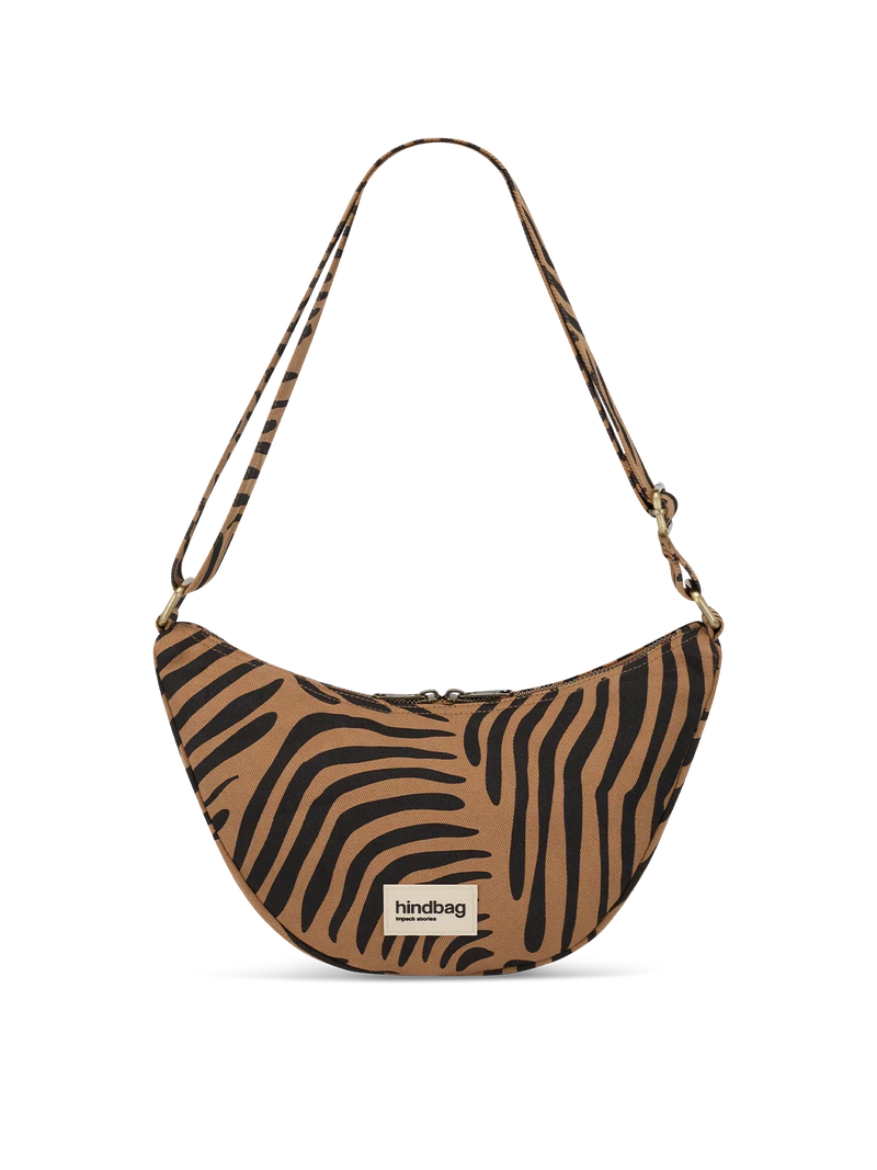 Andrea Belt Bag in Cinnamon Zebra