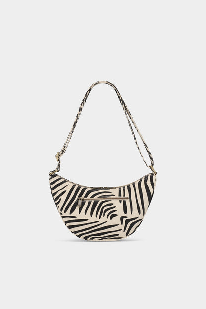 Andrea Belt Bag Ecru Zebra Print