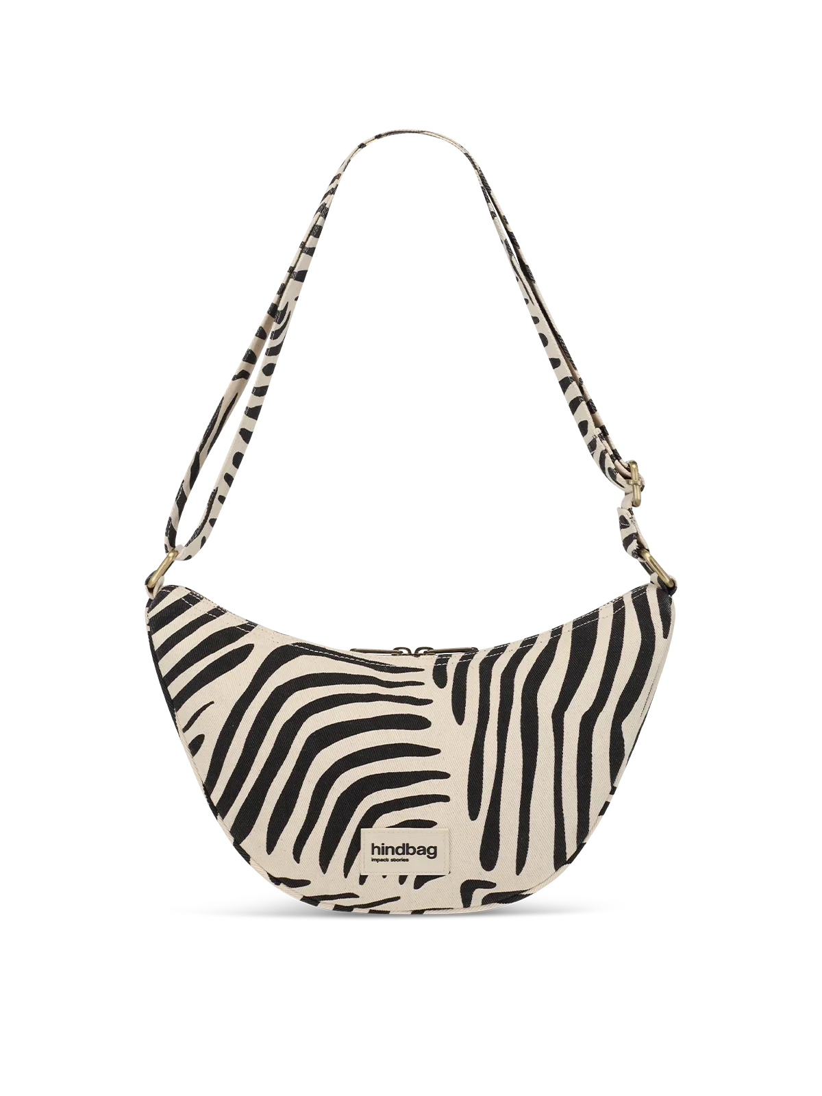 Andrea Belt Bag Ecru Zebra Print