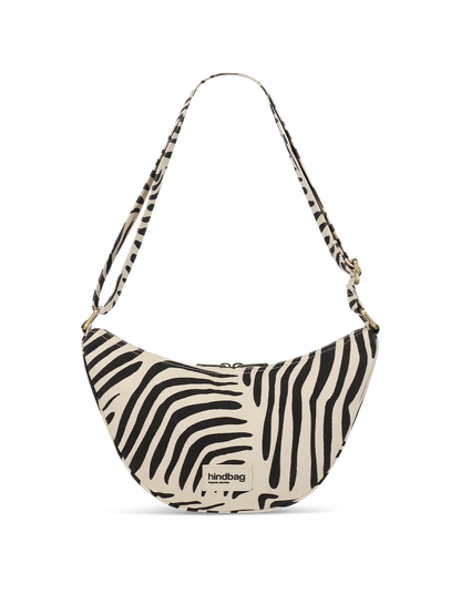 Andrea Belt Bag Ecru Zebra Print