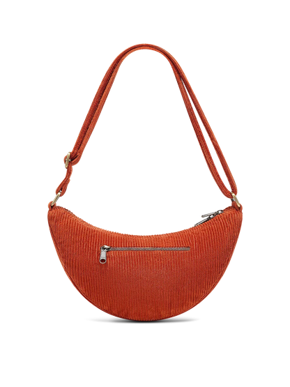 Andrea Fanny Pack in brick corduroy