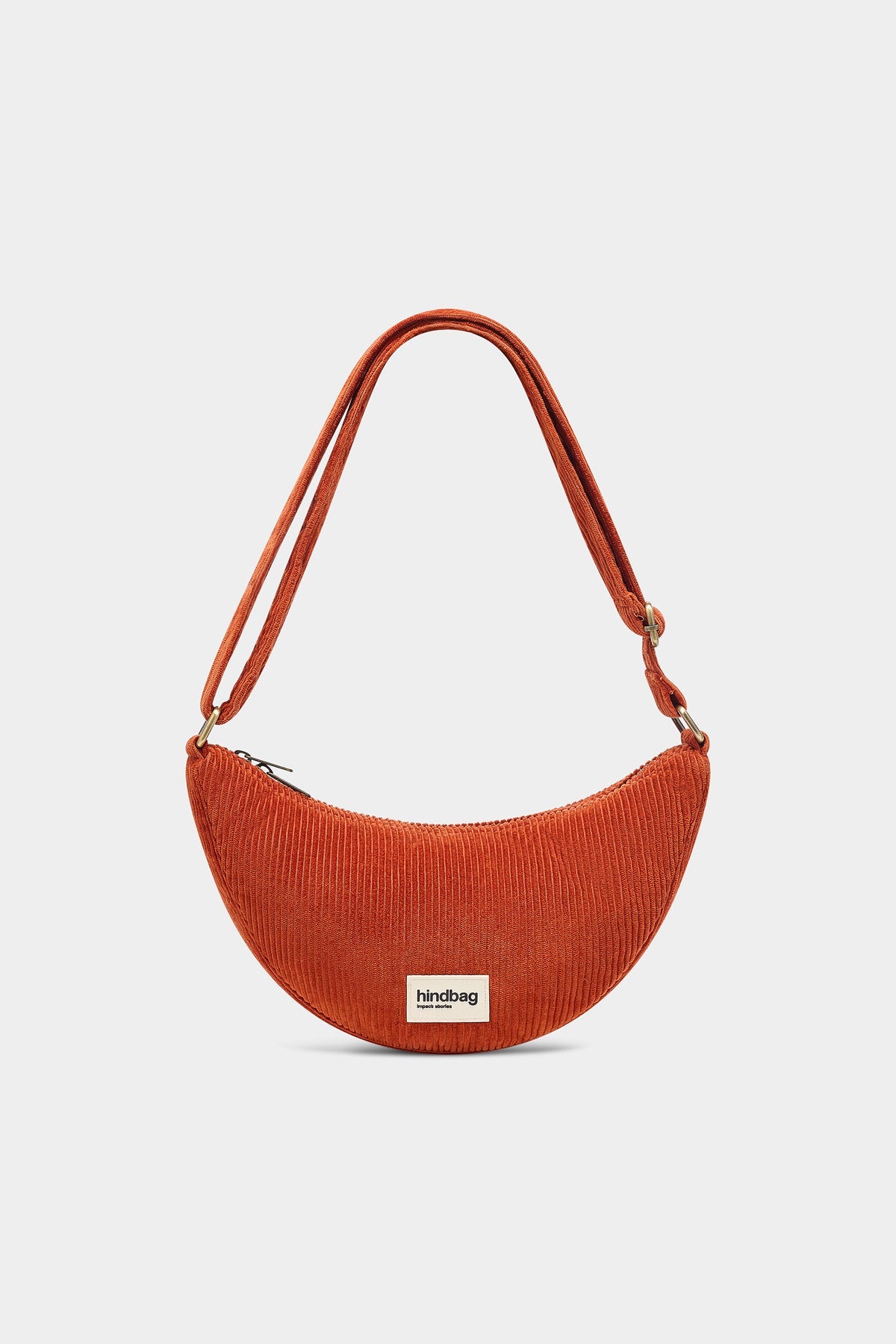 Andrea Fanny Pack in brick corduroy