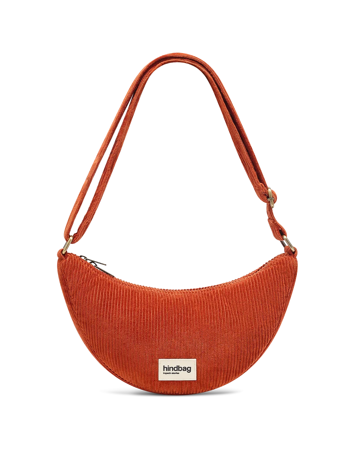 Andrea Fanny Pack in brick corduroy