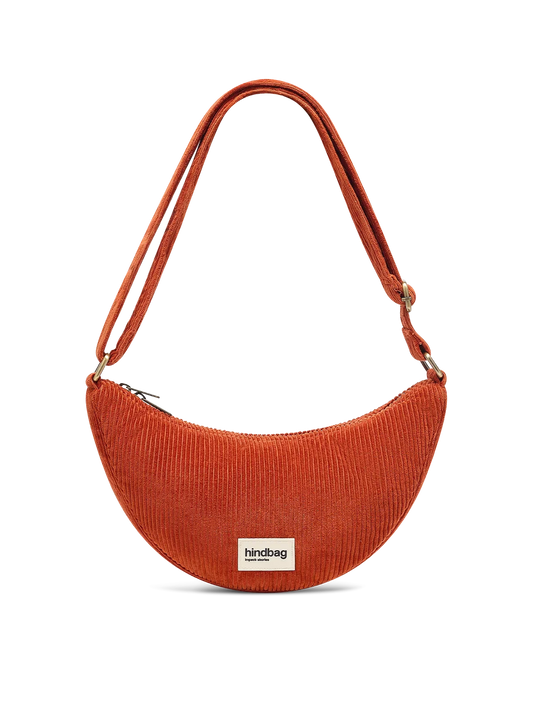 Andrea Fanny Pack in brick corduroy