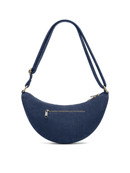 Andrea Fanny Pack in navy corduroy