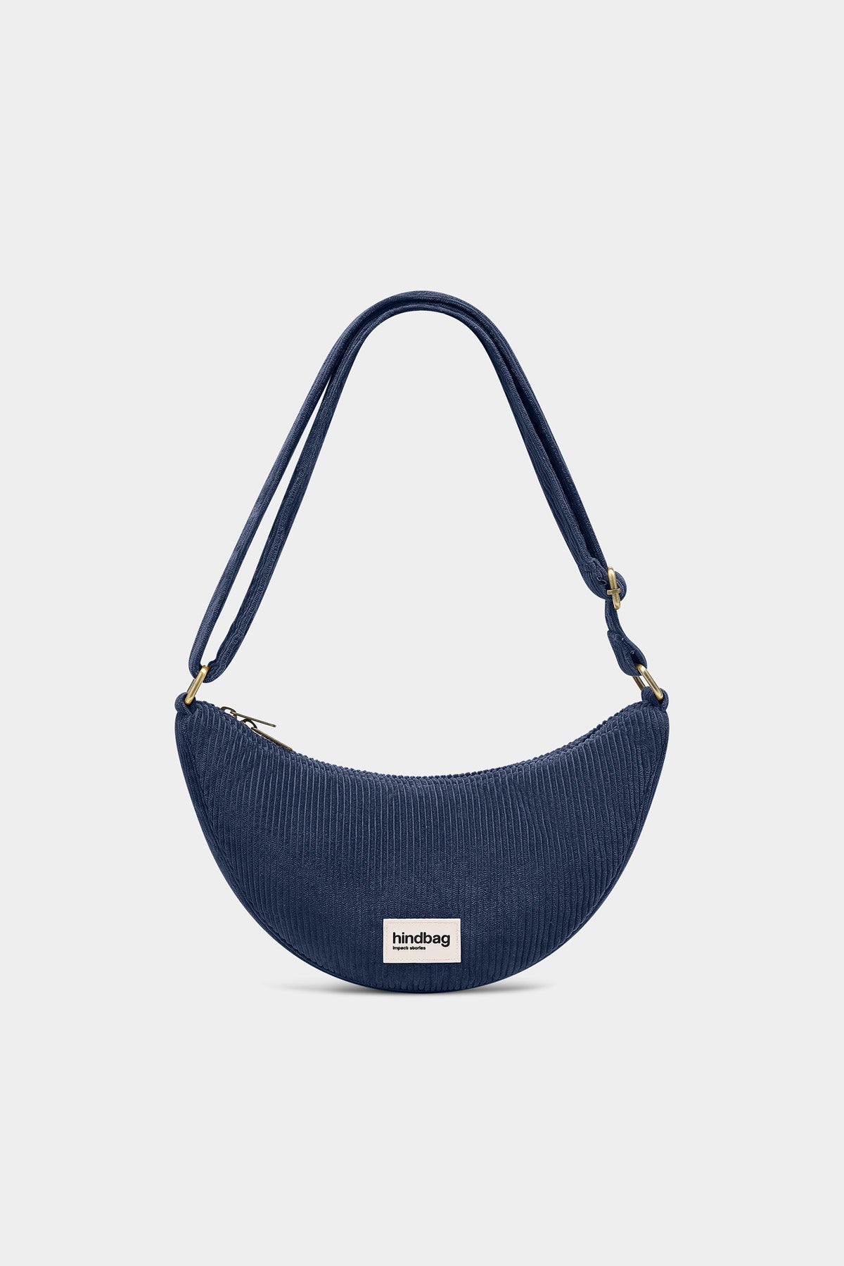 Andrea Fanny Pack in navy corduroy