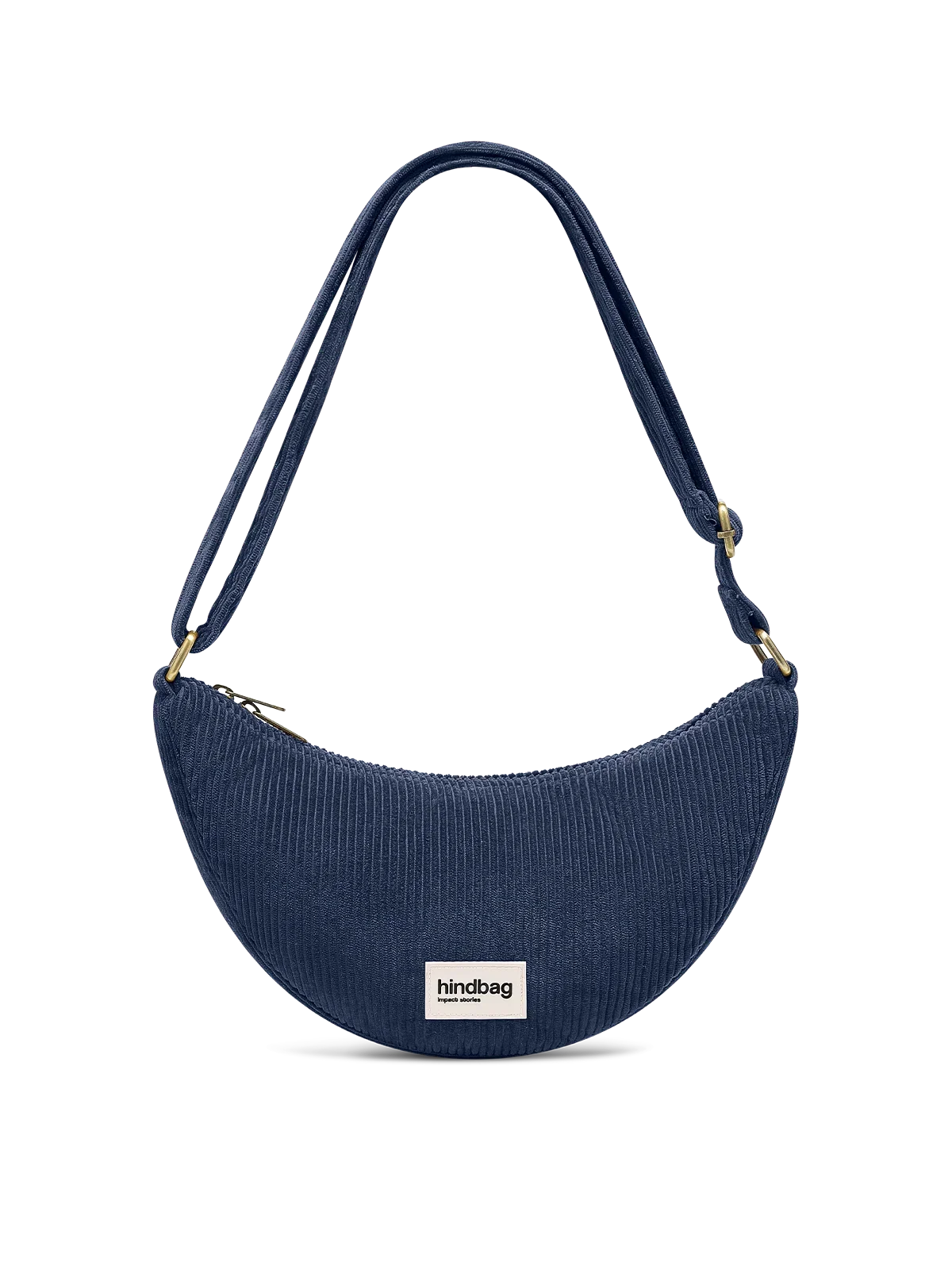 Andrea Fanny Pack in navy corduroy