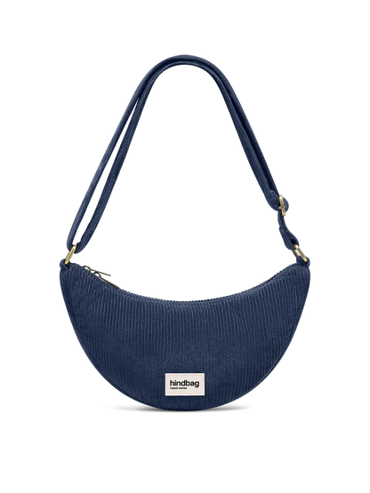 Andrea Fanny Pack in navy corduroy