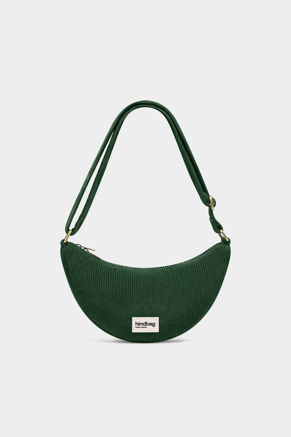 Andrea Fanny Pack in pine green corduroy