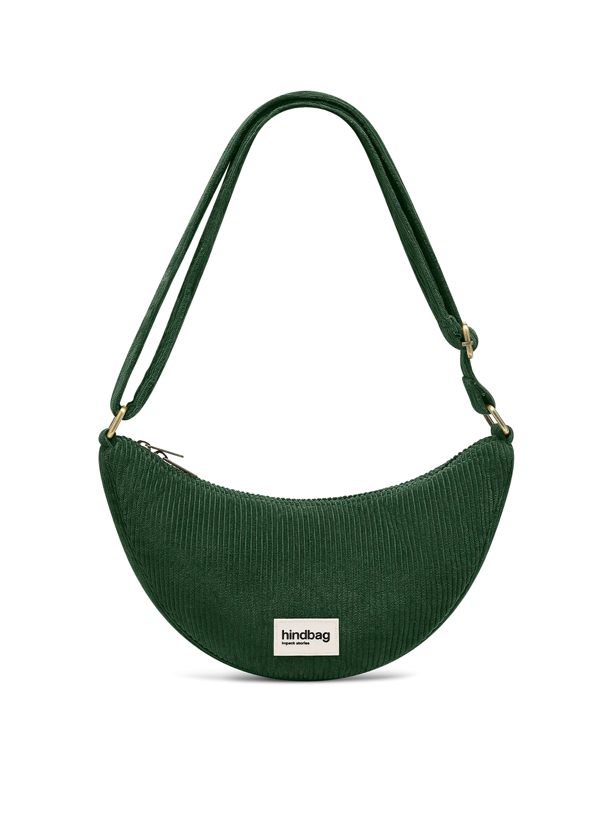 Andrea Fanny Pack in pine green corduroy