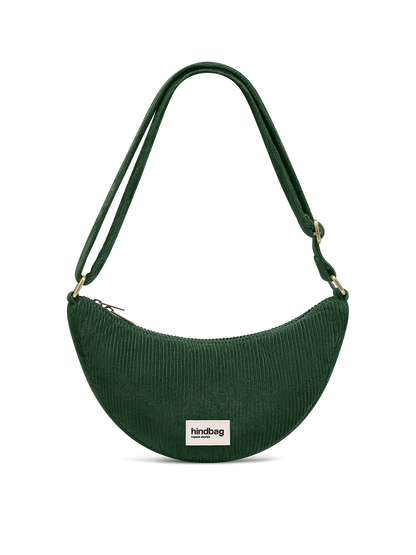 Andrea Fanny Pack in pine green corduroy