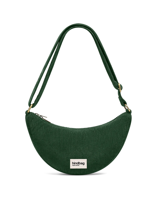Andrea Fanny Pack in pine green corduroy
