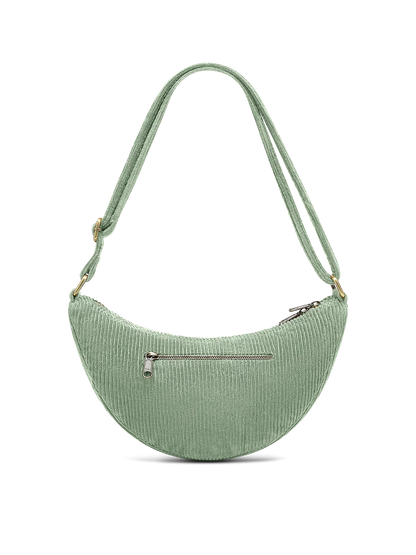Andrea Fanny Pack in mint green corduroy