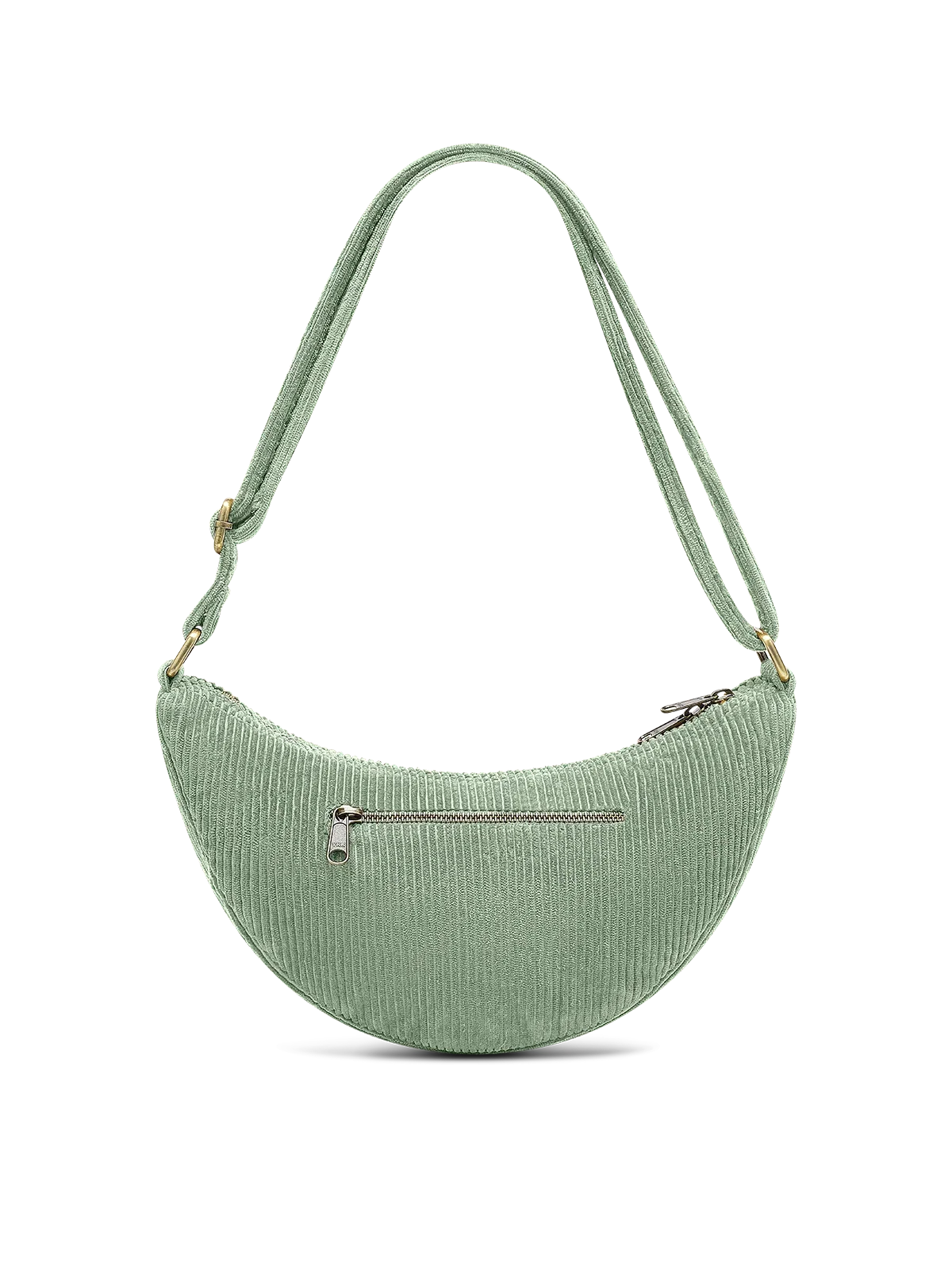 Andrea Fanny Pack in mint green corduroy