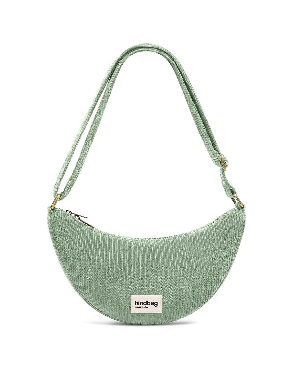 Andrea Fanny Pack in mint green corduroy