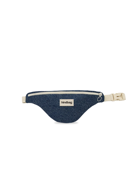 Augustin dark blue denim bum bag