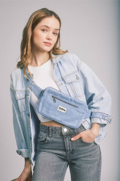 Harry Denim Blue Fanny Pack