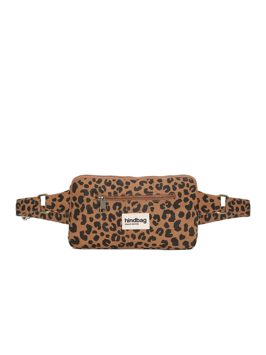 Harry Cinnamon leopard fanny pack