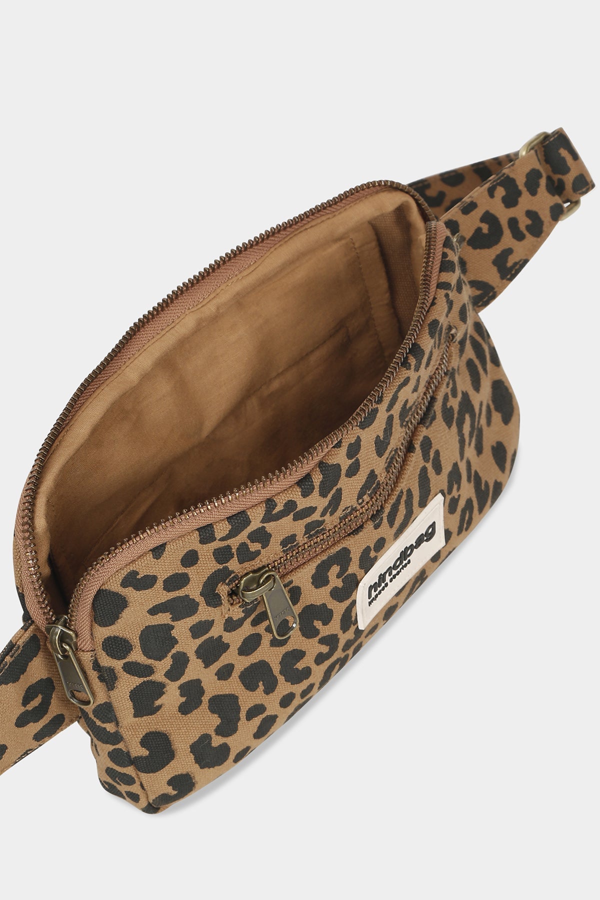 Harry Cinnamon leopard fanny pack