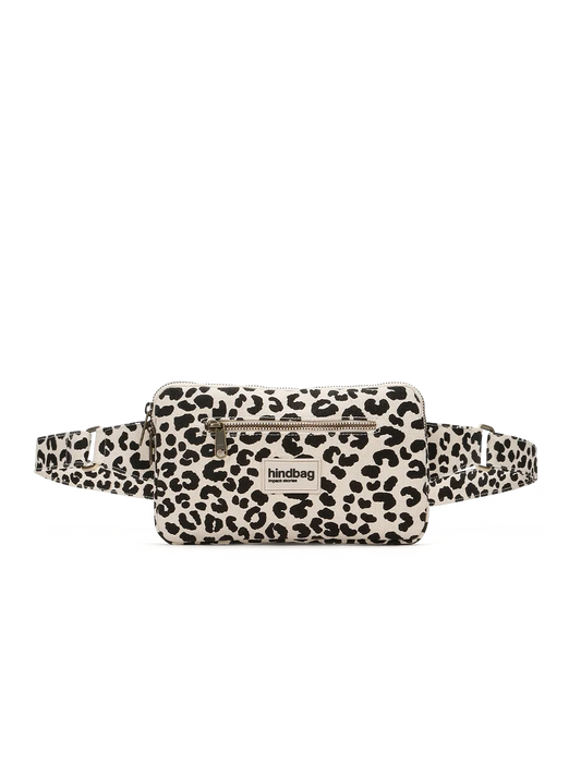 Harry Off-white leopard fanny pack