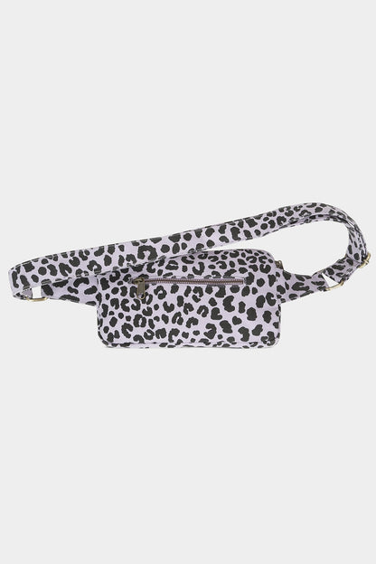 Harry Leopard lilac leopard fanny pack