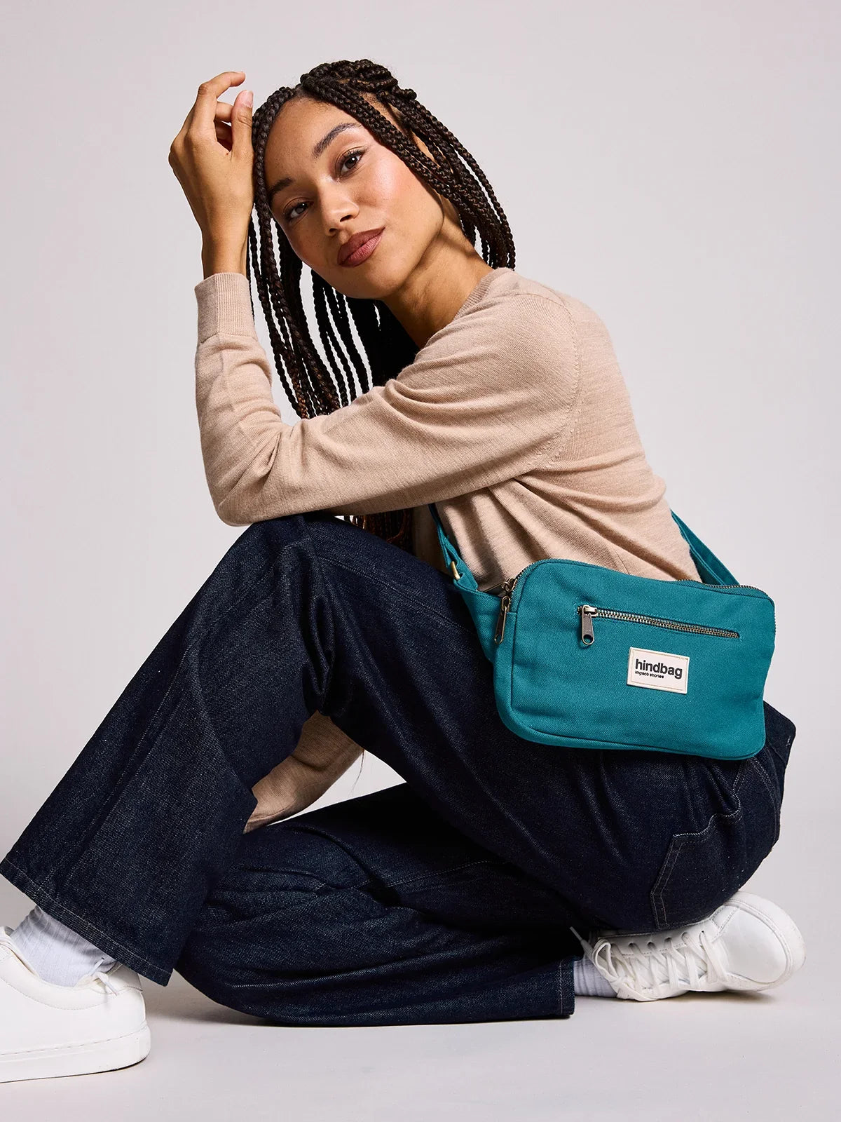 Harry Peacock Blue Fanny Pack