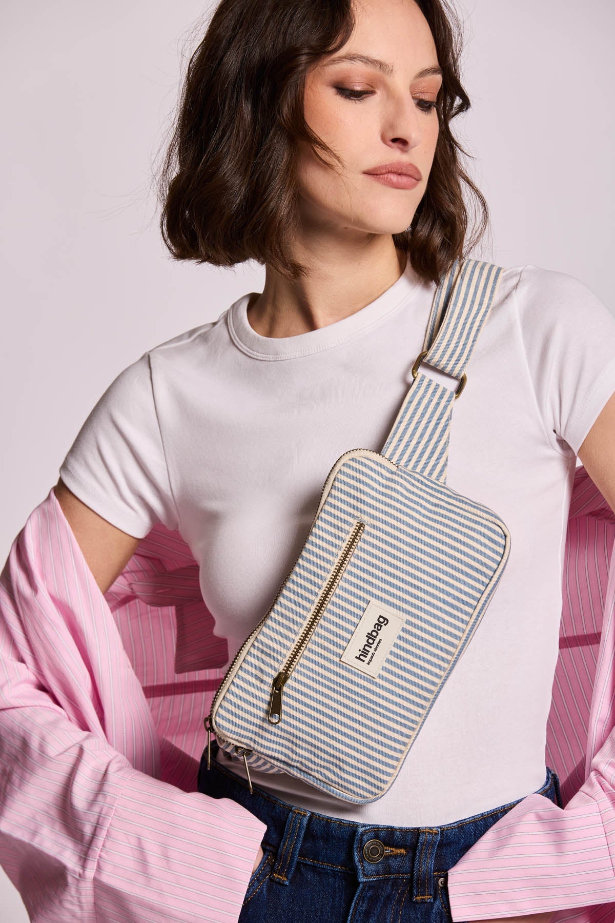 Harry Blue Stripes bum bag