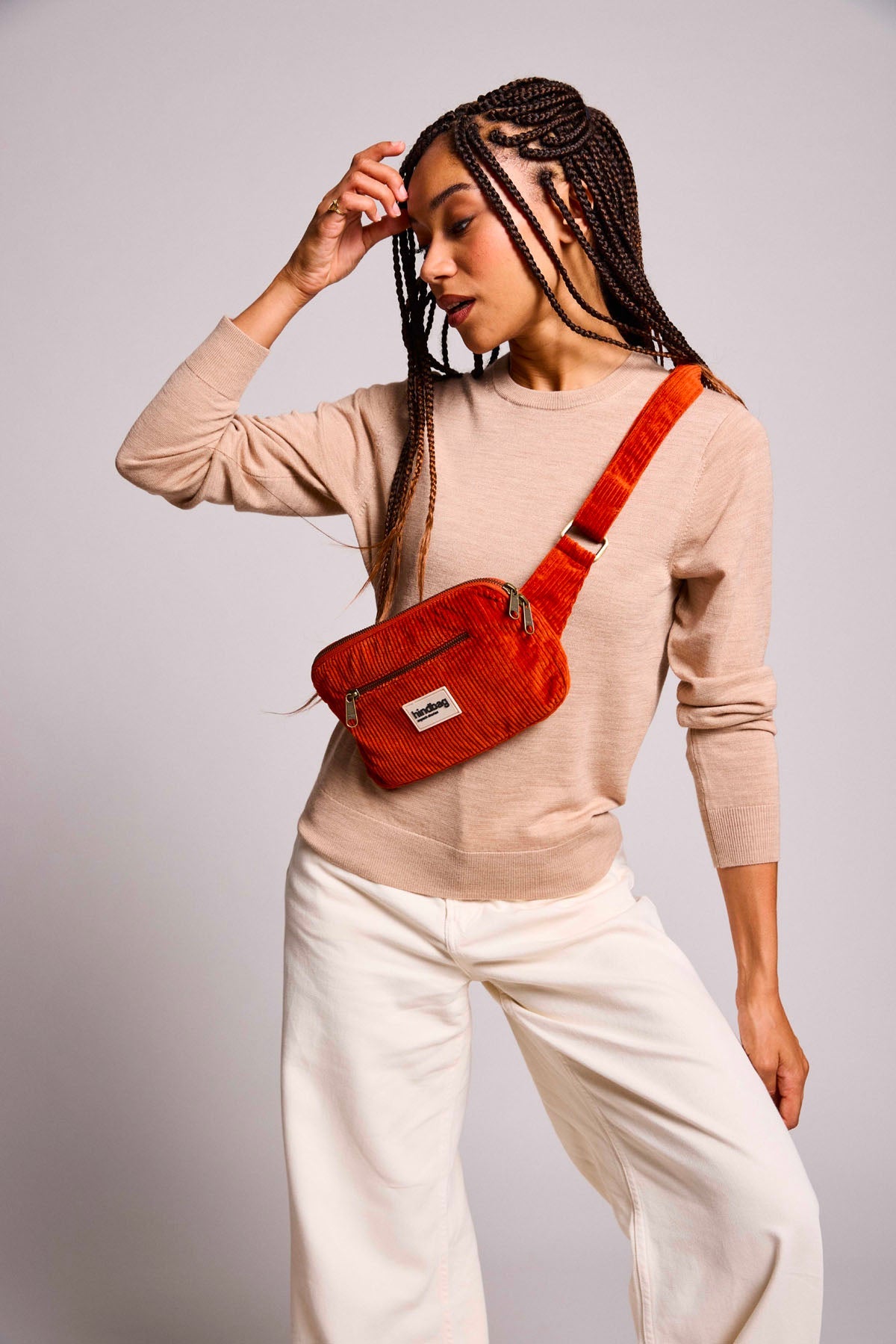 Harry Brick Corduroy Fanny Pack