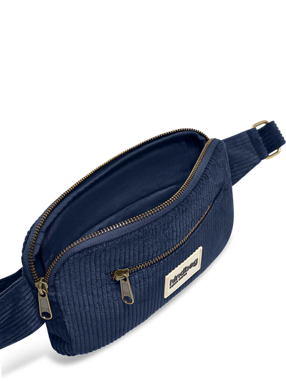 Harry Navy Corduroy Fanny Pack