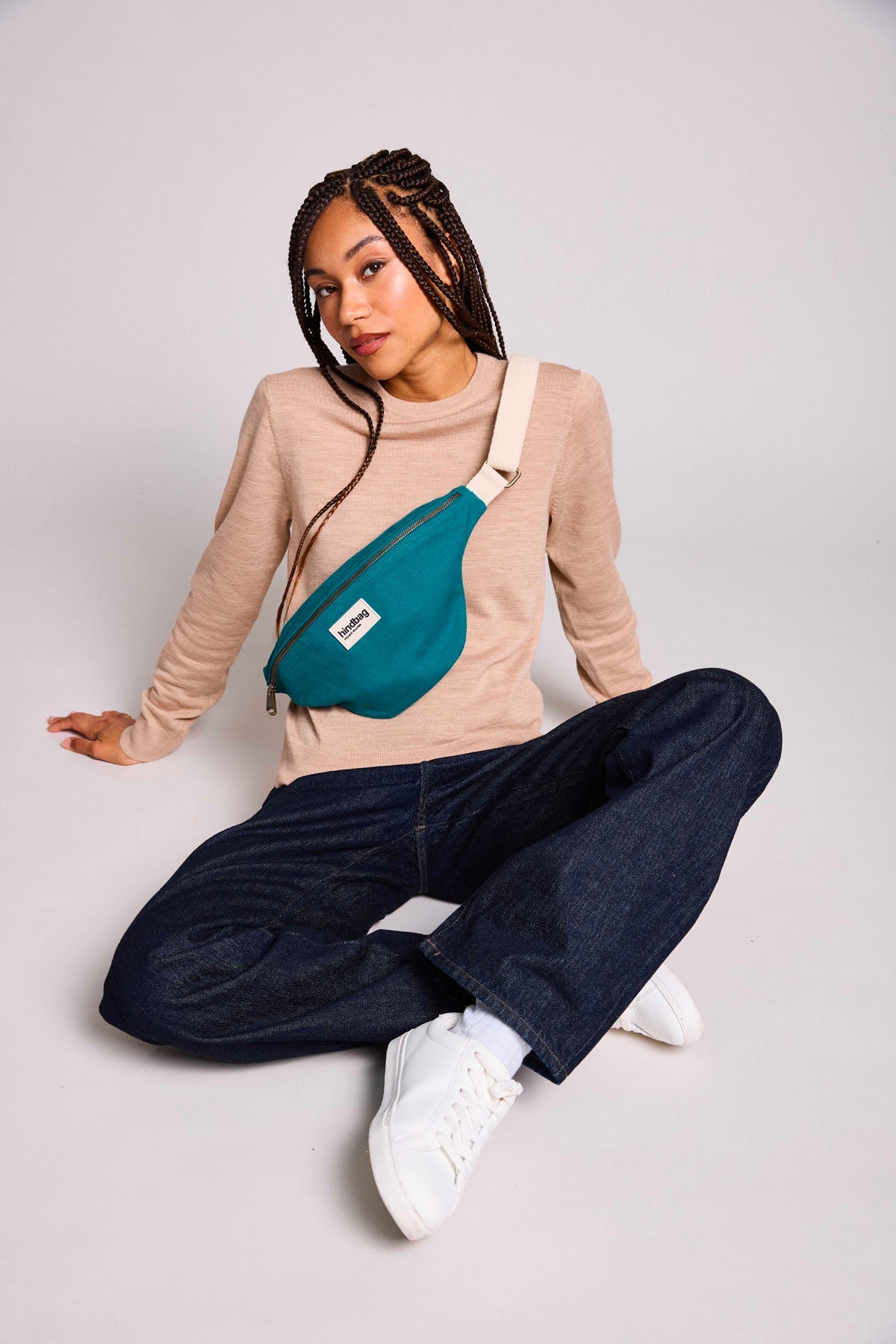 Olivia Peacock Blue Fanny Pack