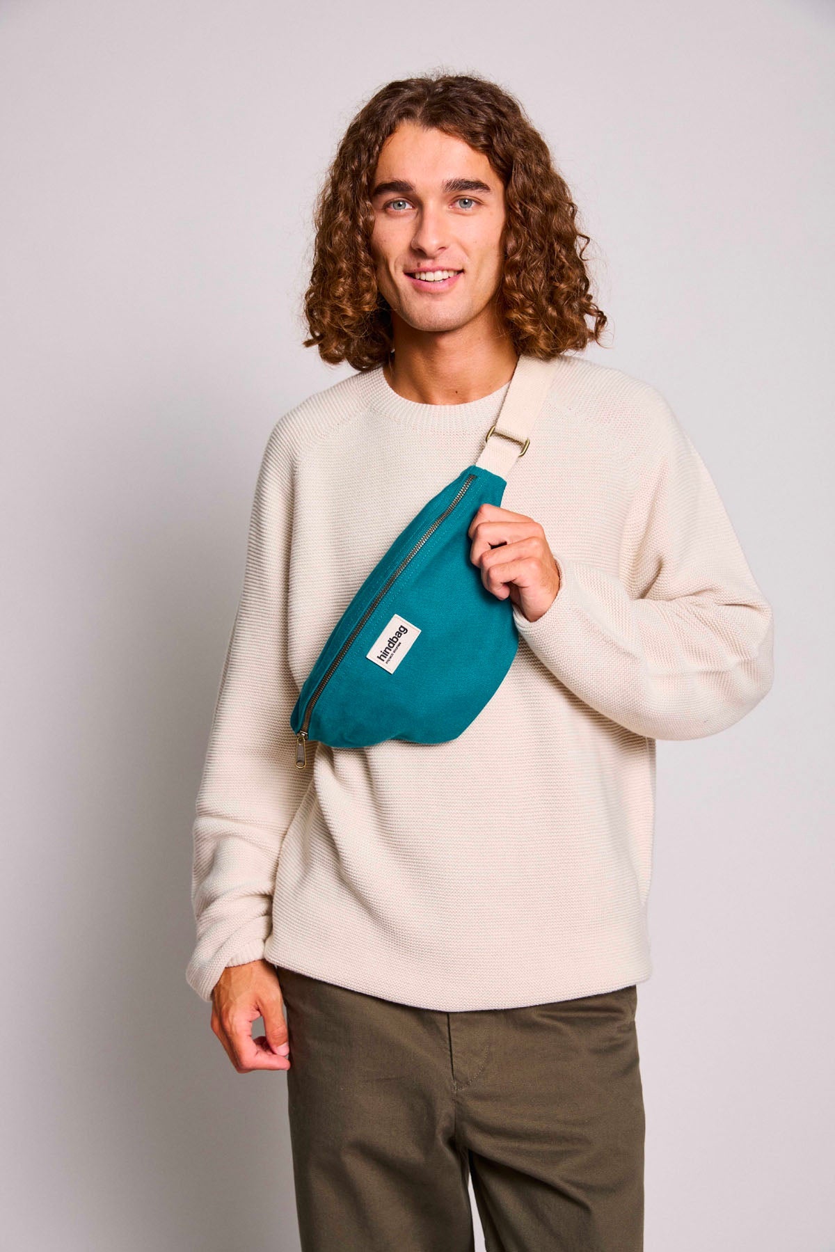 Olivia Peacock Blue Fanny Pack