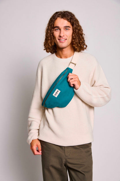 Olivia Peacock Blue Fanny Pack