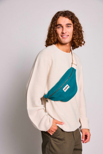 Olivia Peacock Blue Fanny Pack