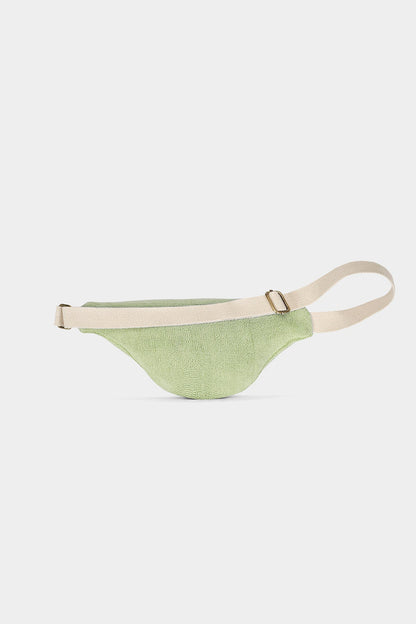Olivia Terry Almond Green Fanny Pack