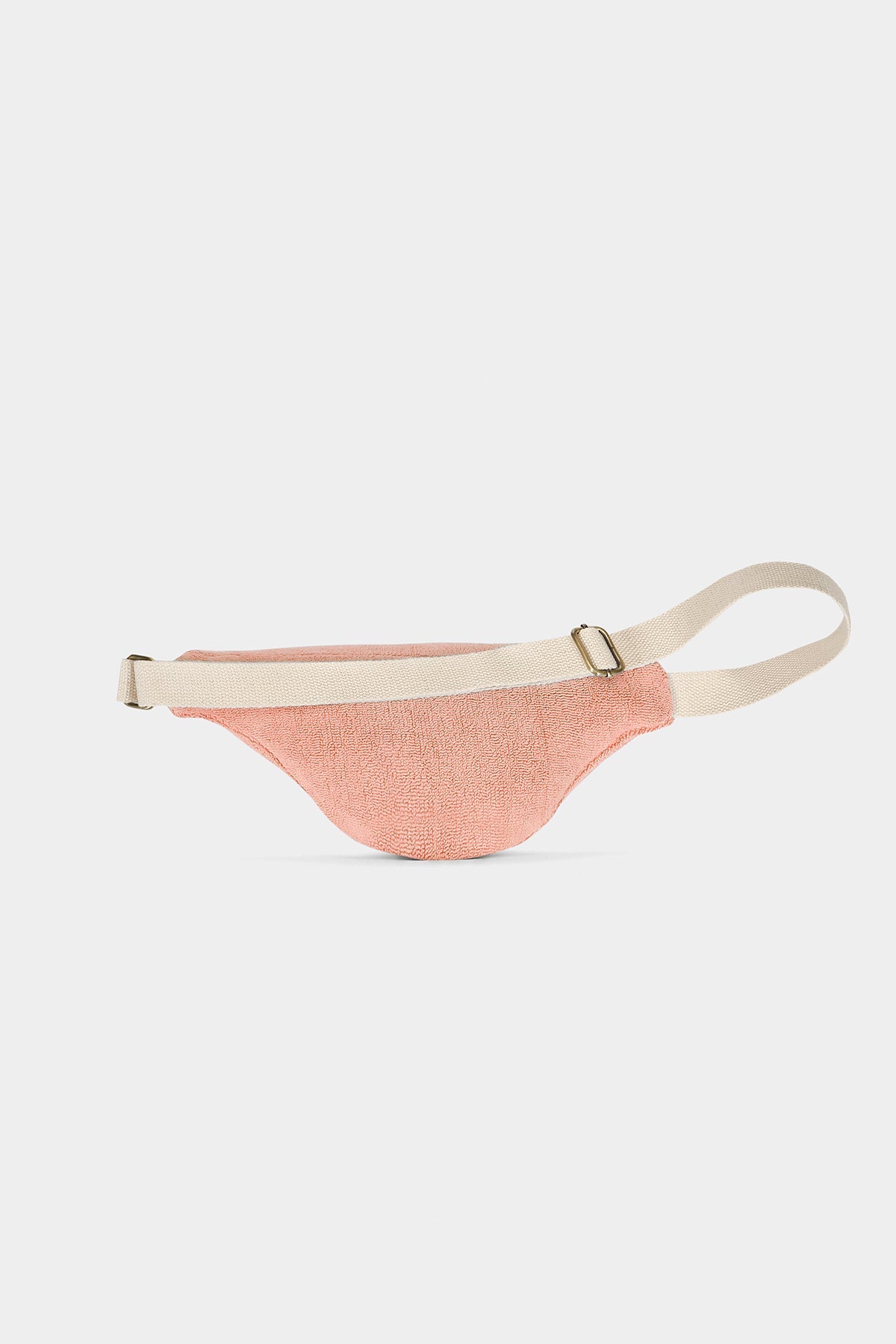 Olivia Coral Pink Terry bum bag
